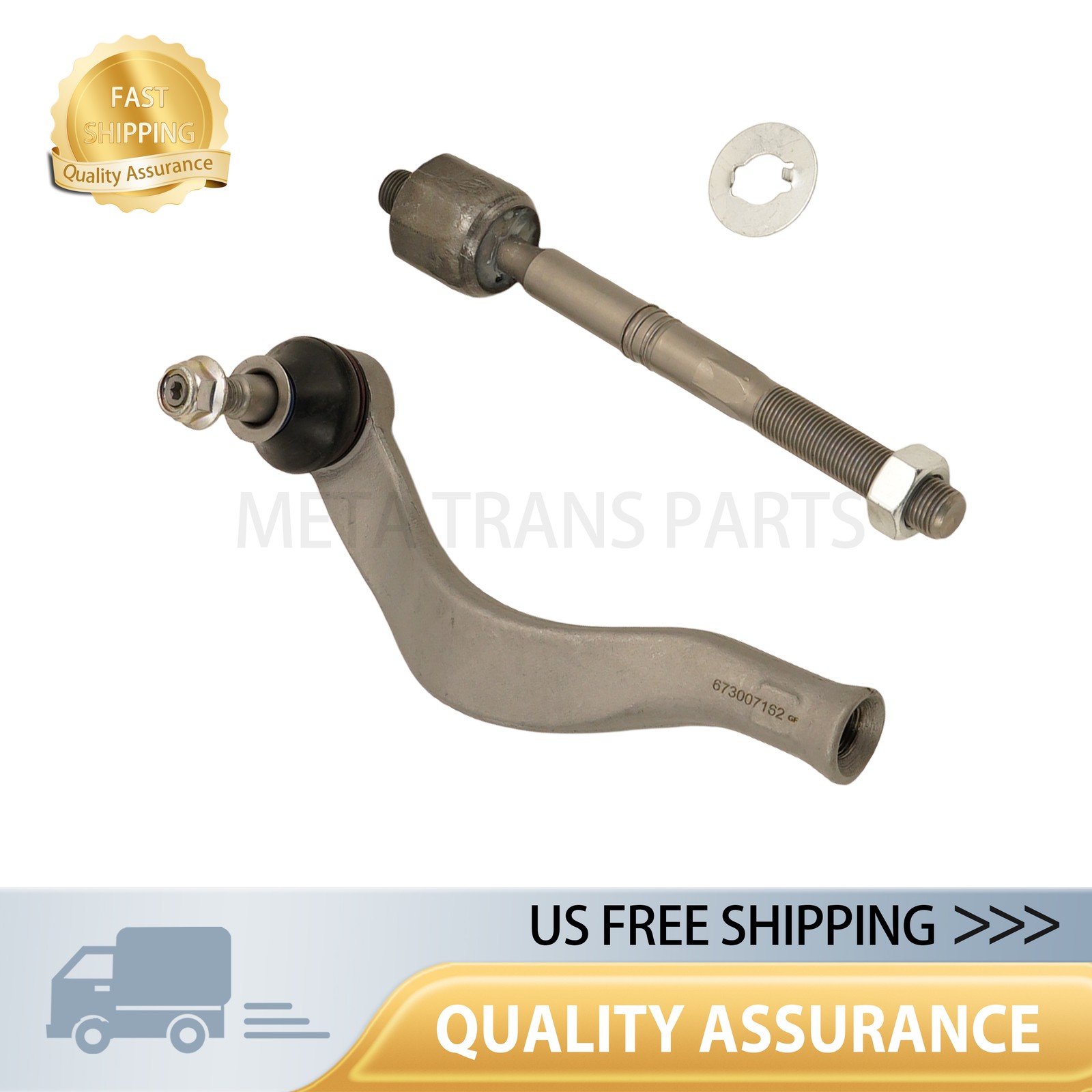 Right Inner Tie Rod Ball Joint For 2019-2023 Maserati Levante 673007162 US