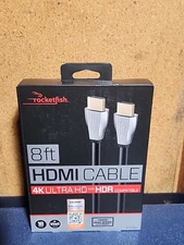 Rocketfish RF-HG08501 8ft. 4K In-Wall HDMI Cable - Black