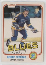 1981-82 O-Pee-Chee Bernie Federko #288 HOF 0au4