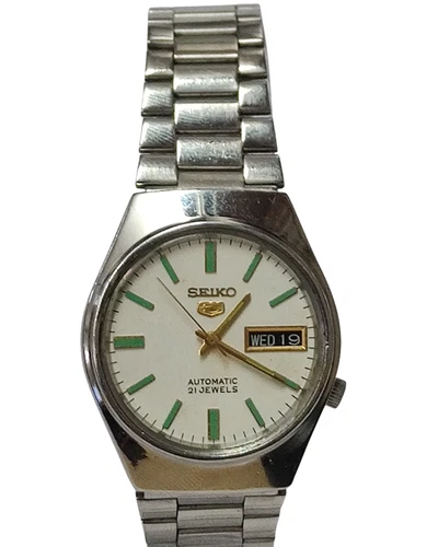 Vintage Seiko Automatic Date Day Dial Wrist Watch  SM344