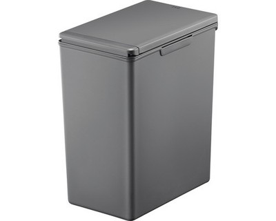 EKO Mülleimer mit Klappdeckel Morandi Touch Bin 20 l grau