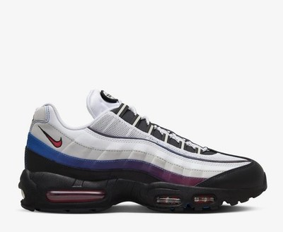 NEW Nike Air Max 95 'Toronto' Men Shoes, White/ Red/Blue, HJ9152