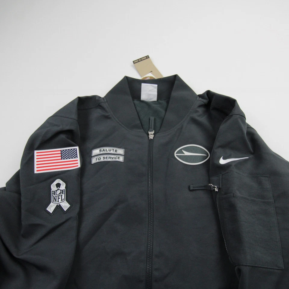 New York Jets Nike Chaqueta de Invierno Para Hombre Gris Nueva Foto 3 de 4