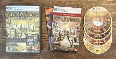 Sid Meier's Civilization IV: Gold Edition PC Computer Video Game Complete