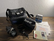 Panasonic Palmcorder PV-A216D VHS-C Bundle: Bag Charger Tapes Parts Or Repair