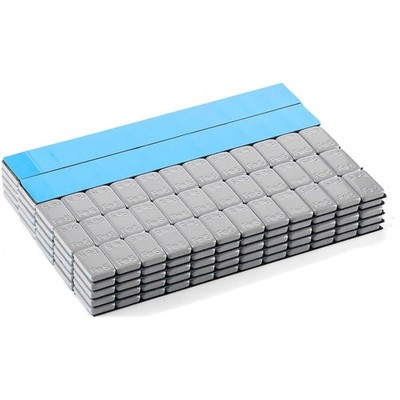 Klebgewichte 25x12g Stahlauswuchtgewichte Reifenmontagepaste Grau
