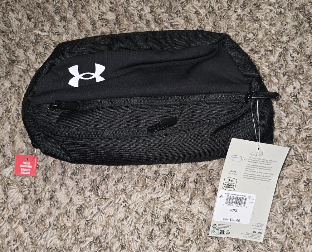 Under Armour Black Waist Belt Bag Brand New Free Shipping  