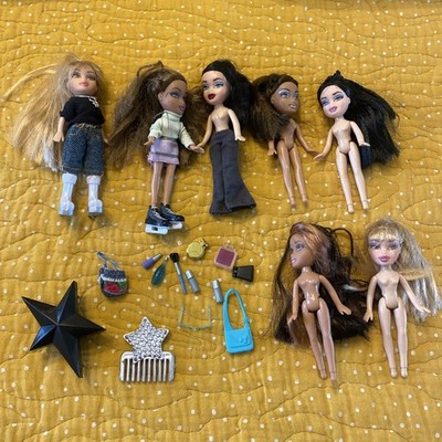 Lil Bratz Mini MGA 4'' Puppen Konvolut 2002 Modepuppe Figuren & Zubehör 