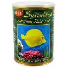 Ocean Star International O.S.I. Spirulina Flake Food, 7.06 oz