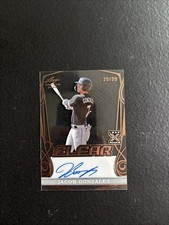 2023 Leaf Trinity Baseball JACOB GONZALEZ White Sox Clear Autograph Auto /99