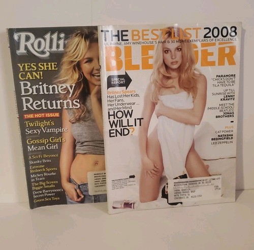 magazine bundle. 2. 2008. Britney Spears. lot of. 2