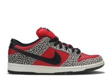 Size 9 - Nike Supreme x Dunk Premium SB Low Red Cement for