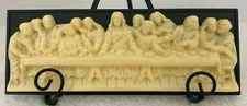 Vintage Last Supper Hard Plastic Mini Wall Hanger