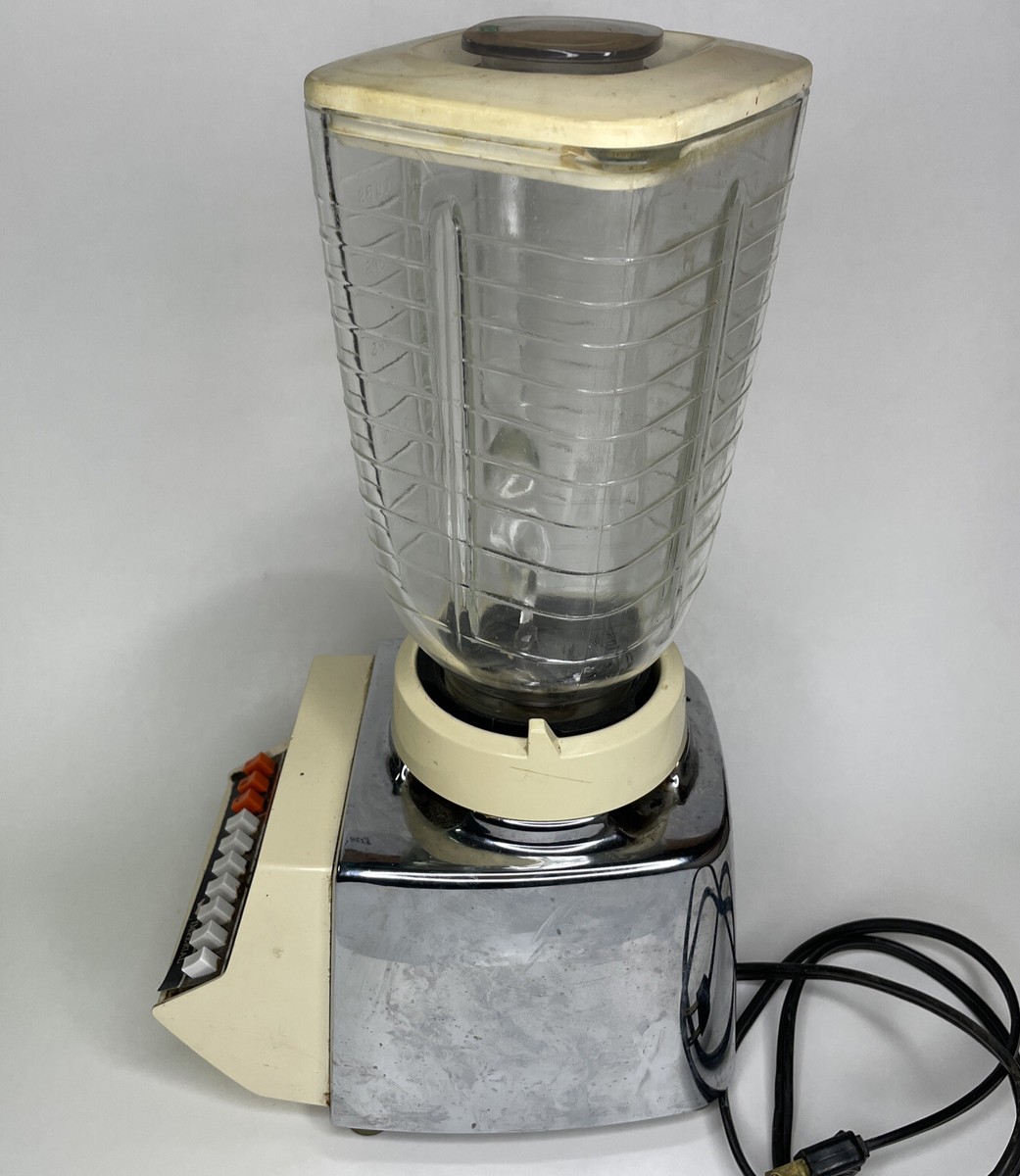 Osterizer cycle blend 1970年代 1970s Osterizer 10 Speed Cycle Blender Chrome/Avocado Base