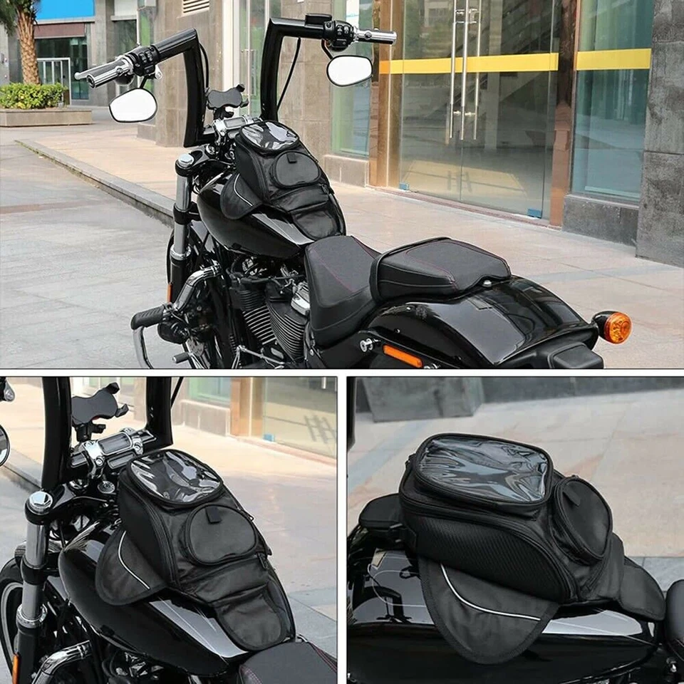 Estuche magnético para tanque de combustible de gasoil para motocicleta Honda Yamaha Suzuki Aprilia Foto 3 de 4