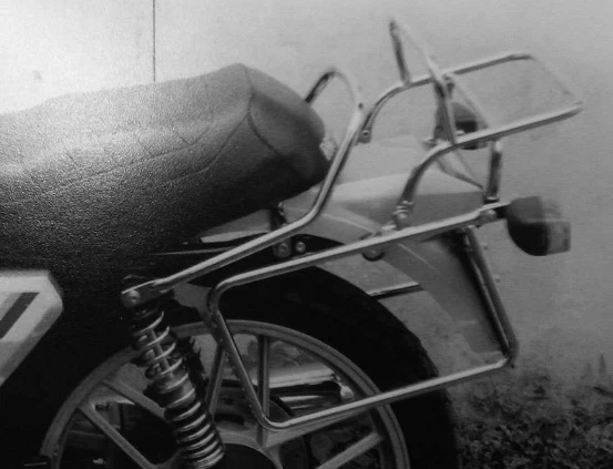 Moto Guzzi V50 / V50 II/III Juego Completo Portaportadores Cromo HEPCO y Becker (1979-87) Foto 2 de 3