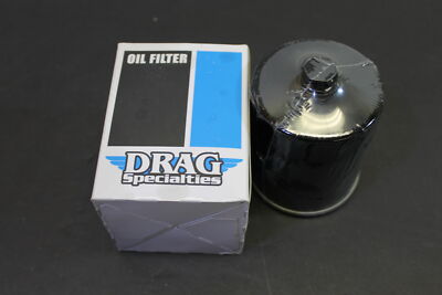 NEW DRAG SPECIALTIES OIL FILTER BLACK W/NUT FLT,FXR,ST,XL (10 PACK)0712-0019