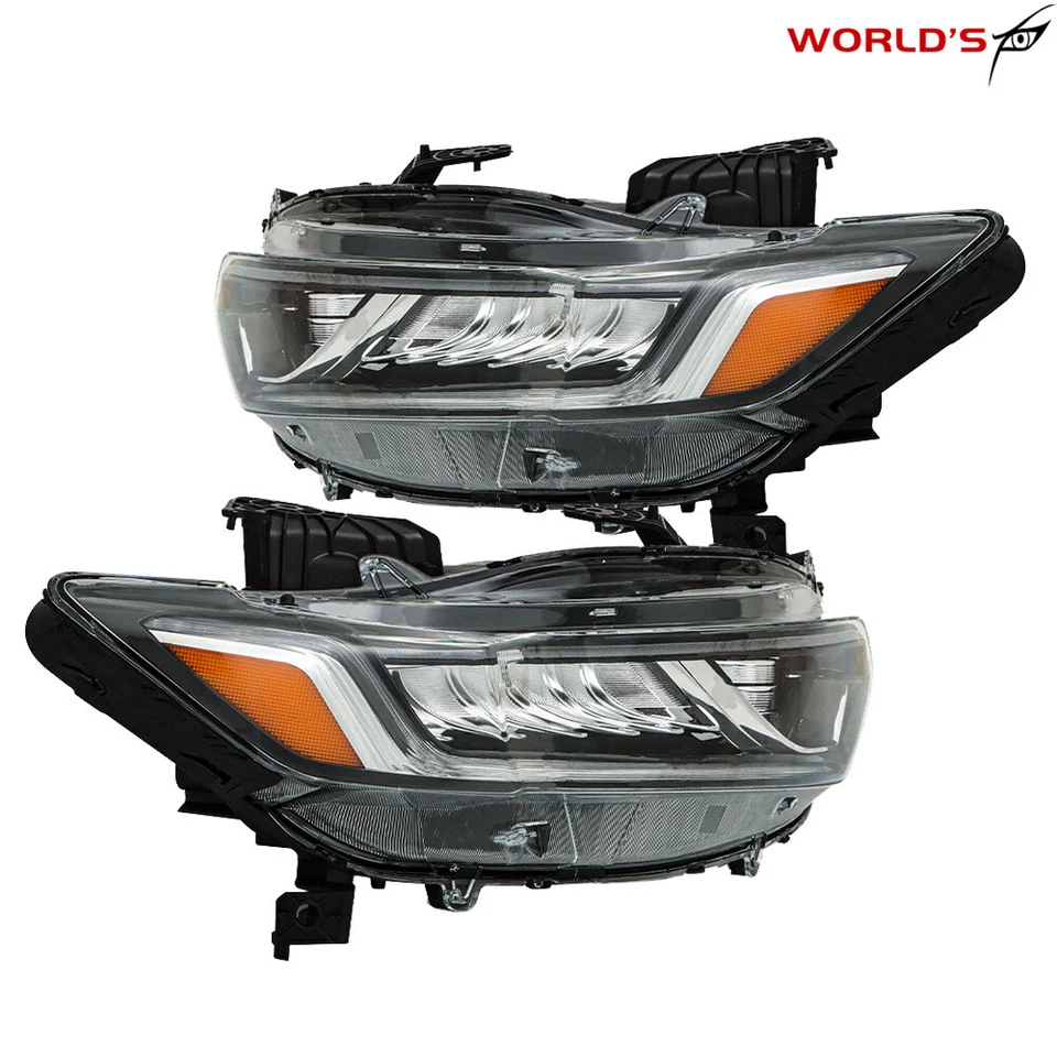 Ajuste para Honda Accord 2018-2020 con conjunto de faros LED DRL faros izquierdo + derecho Foto 4 de 4