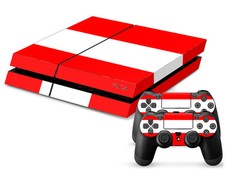 Sony PS4 PLAYSTATION 4 Skin Design Sticker Screen Protector Set - Austria Motif
