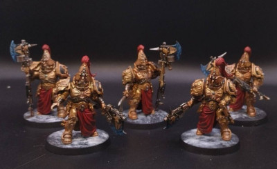 Custodian Wardens Warhammer 40k painted Adeptus Custodes