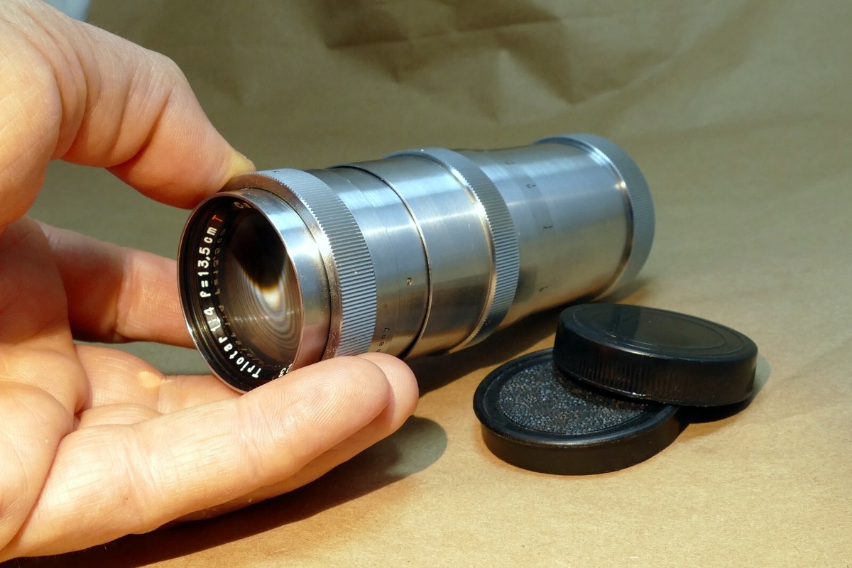 Carl Zeiss Jena Triotar 13.5cm f4.0 T M42 Lens Screw Mount Carl Zeiss Jena Triotar 13.5cm f4.0 T M42 Lens Screw Mount