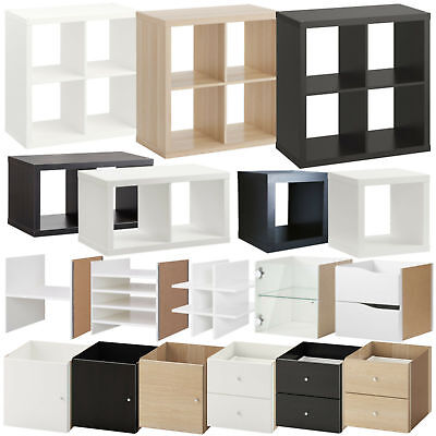 Ikea Regal Kallax Aufbewahrungs System 1 2 4 Fach Tur Schublade Ehem Expedit Ebay