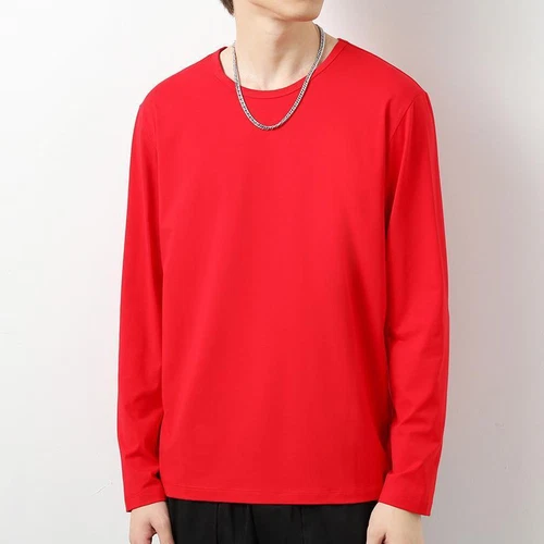 Herren Pullover T-Shirts Locker Rundhals Langarm Oberteile Streetwear Freizeit T-Shirt - Bild 17 von 40