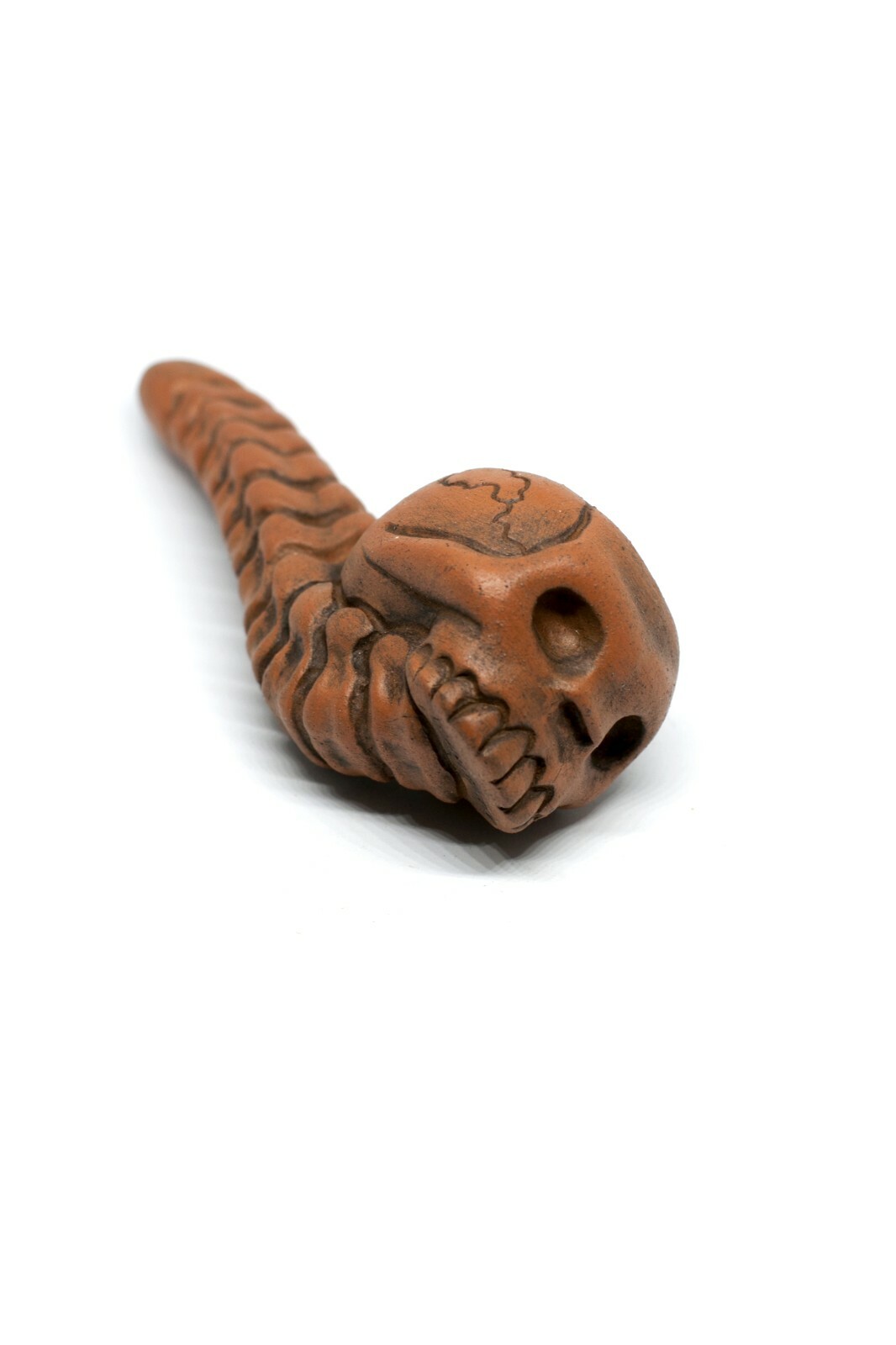 Skull unique art pipes bowls for smoking ceramic accessory gift for boyfriend