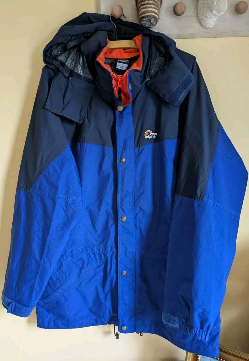 Lowe Alpine Triple Point Vintage Waterproof Windproof Walking Hiking Jacket  Mens