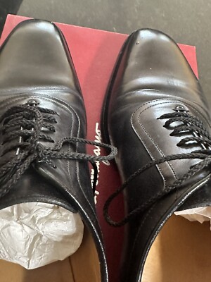 Authentic Gucci Black Leather Lace-Up Men\'s Oxfords s-l400.jpg main image 2