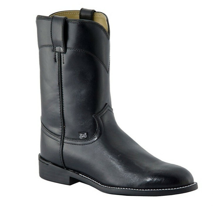 ? JUSTIN BLACK  Toe JB 3000 ROPER BOOTS Size 13 D EUC $_57.JPG?set_id=880000500F main image 2