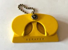 Vintage Promo Key Chain Coin Holder & Ice Scraper Kings Mtn. NC Key Ring