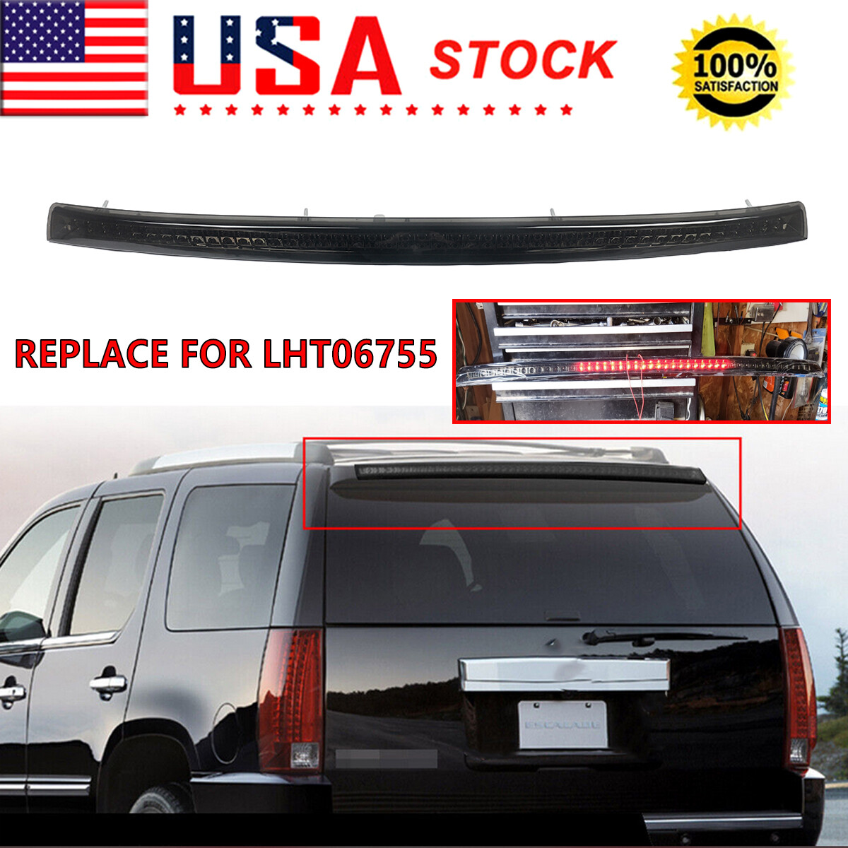 キャデラック 3RD brake lamp ハイマウント ストップ コンバー le