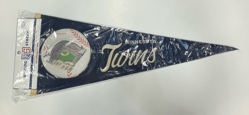 Minnesota Twins MLB Winning Streak Vintage Ballpark Traditions Pennant!!! - Picture 2 of 4