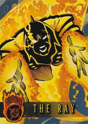 The Ray No. 13 DC Outburst Firepower 1996 Sammelkarte in Schutzhülle 