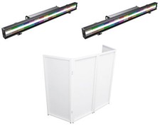 2 American DJ Jolt Bar FX2 RGB SMD LED DMX Strobe/Blinder/Wash Light Bars Facade