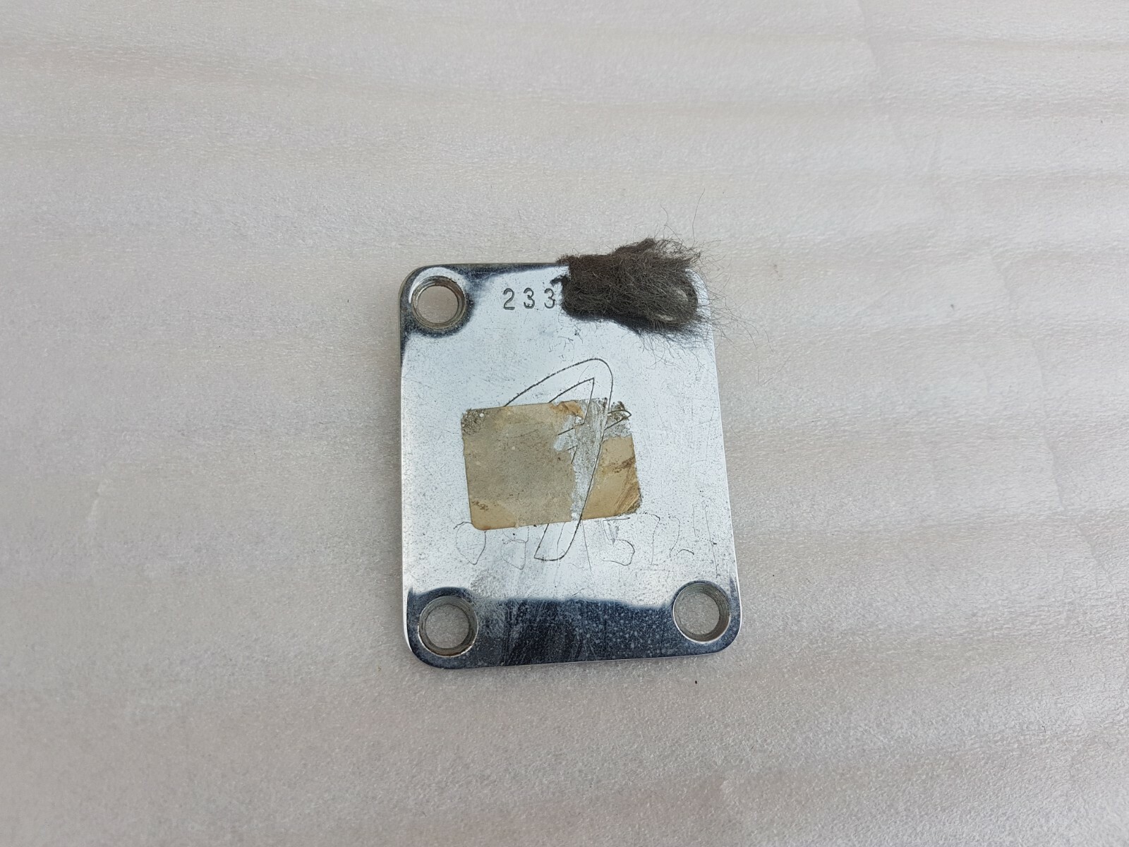 1968 FENDER STRATOCASTER SERIAL NUMBER NECK PLATE USA eBay