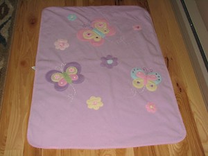 baby girl fleece blanket