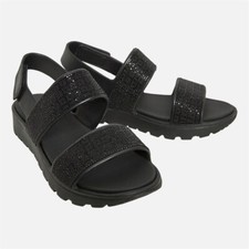 SKETCHERS Ladies Memory Foam Luxe Foam Cushioned FF Glam Vibes Sandals-UK 3-9