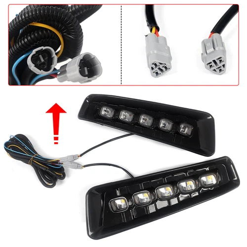 Raptor Style Black Steel Front Bumper Assembly For 2018-2020 F-150 w/Fog Lights - Picture 9 of 11