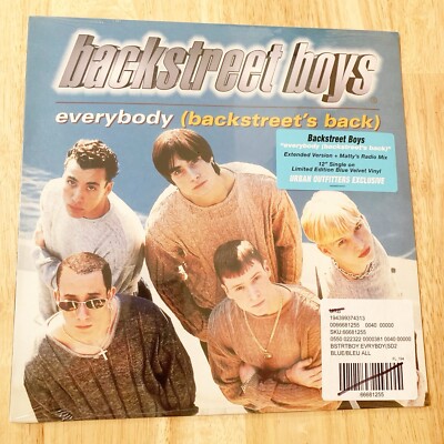 Backstreet Boys - Everybody (Backstreet s Back) 12'' Single Blue Vinyl