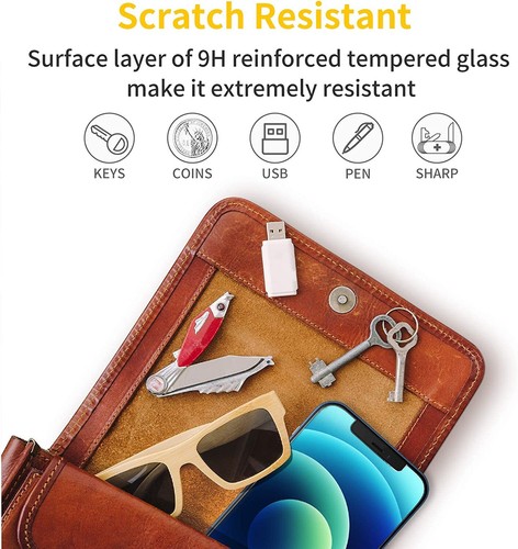 Hartglas Displayschutzfolie für iPhone 14 13 12 11 Pro X XR XS Max Mini Plus - Bild 64 von 160