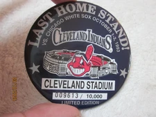 Cleveland Indians Last Home Stand Button