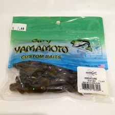 Gary Yamamoto Custom Baits - KREATURE - 7 per pack (Choose Color)