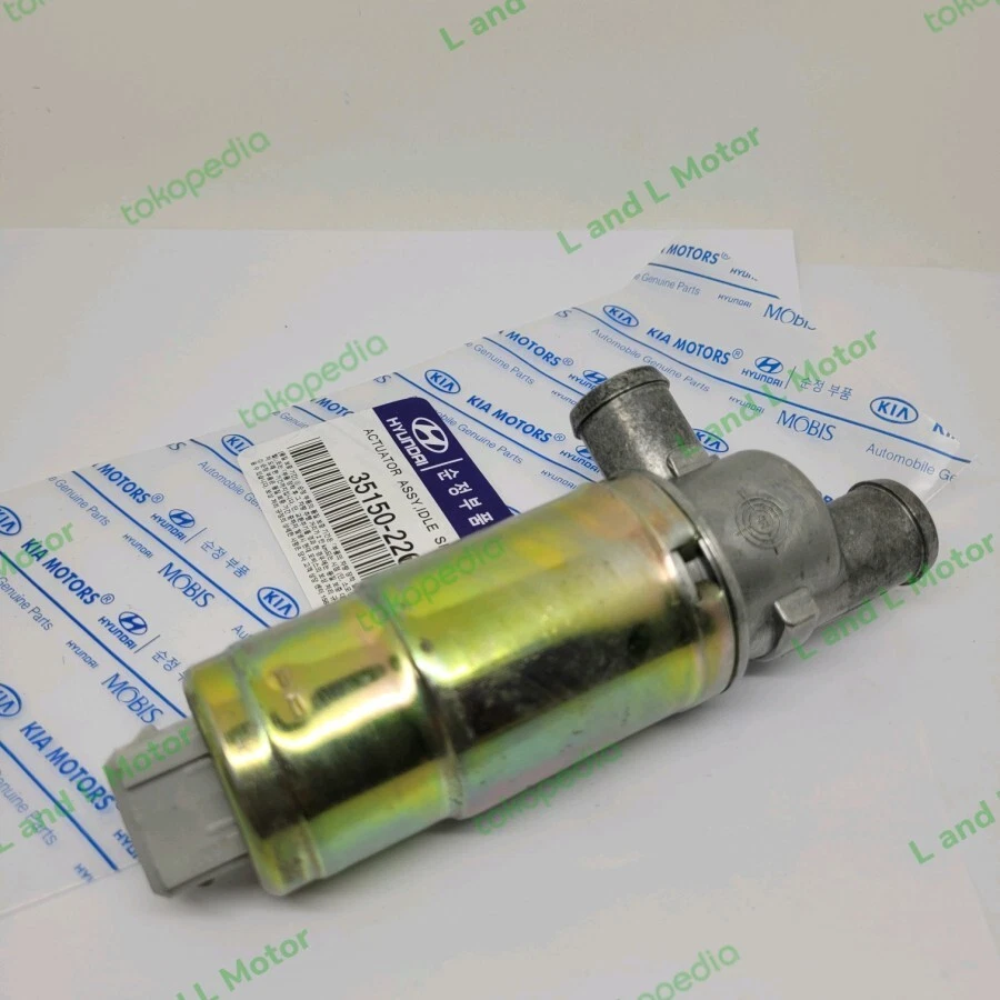 Válvula de control de aire de ralentí 35150-22000 para Audi Ferrari Hyundai Kia Saab VW Foto 4 de 4