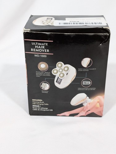 WD-1689 5W Ivory Titanium Rechargeable Ultimate Hair Remover Threading Device - Picture 6 of 8