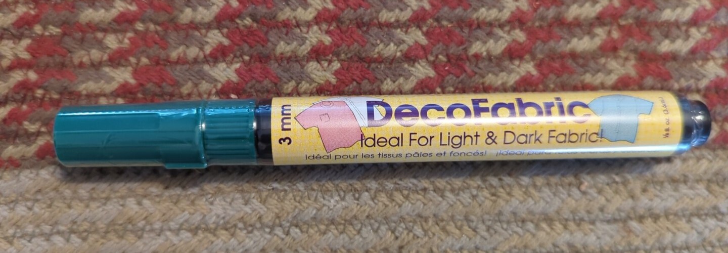 New Marvy Uchida Deco Fabric Fine Point Tip Marker Art Suppl