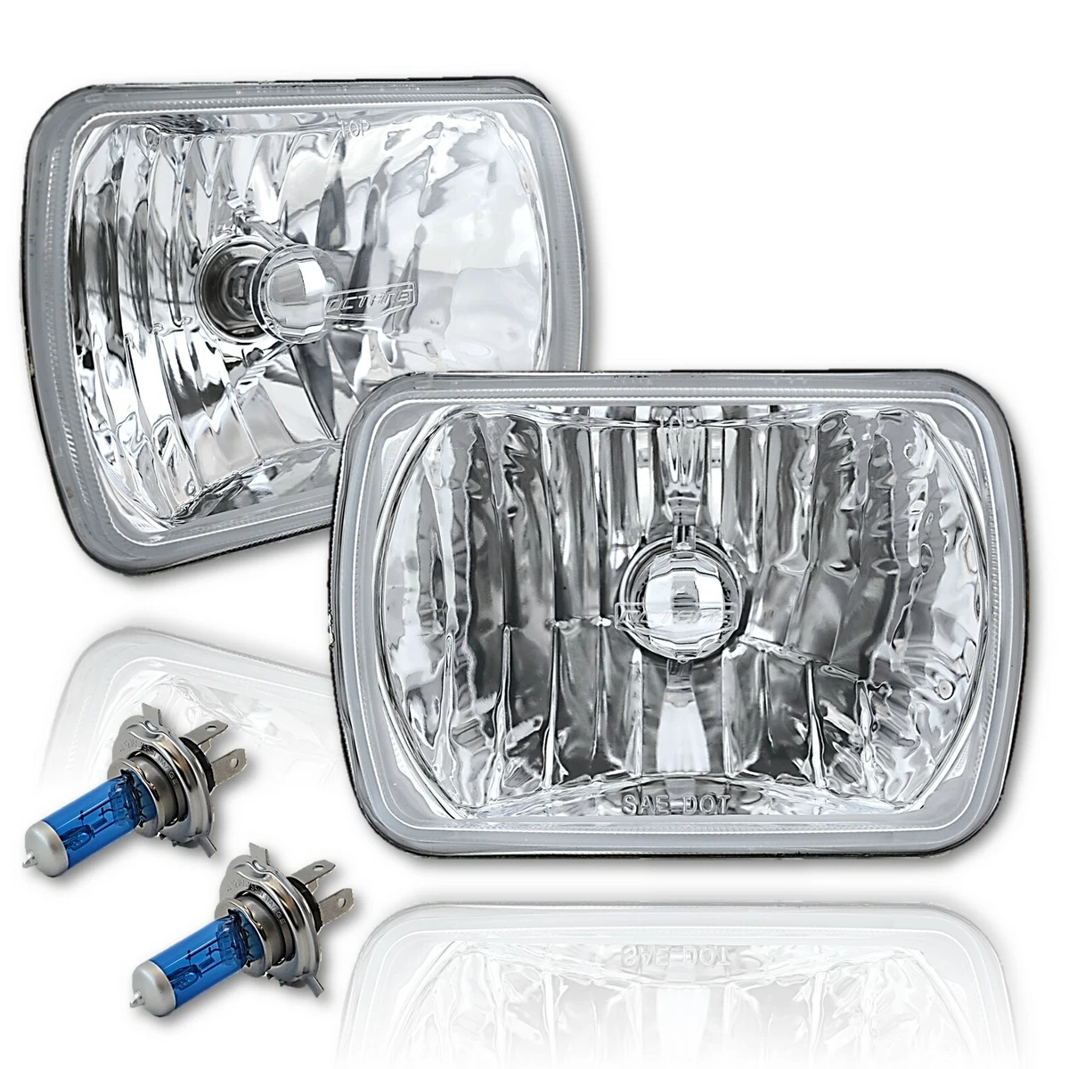 Faros halógenos LED para auto, Gris