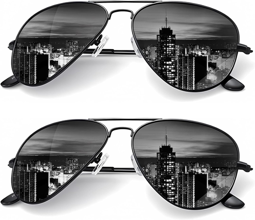 Gafas De Sol Grandes Uv400 Gafas De Sol Estilo ELVIS Clásico - Tamaño Grande, Colores Dorado Y Plateado, Protección UV400, Para Hombre/mujer Gafas De Sol Doradas Grandes