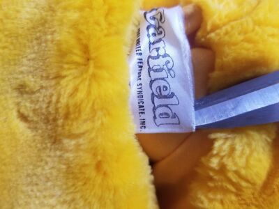 Vintage 80s 1981 Garfield cat comic cartoon house Slippers  display picture 3